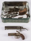 A four shot percussion pepperbox revolve