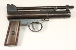 A Webley pre war Mark I straight grip .1