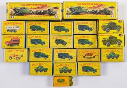 A collection of sixteen Matchbox 1-75 se