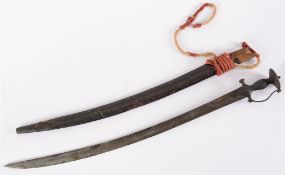 An Indo-Persian Talwar of traditional fo