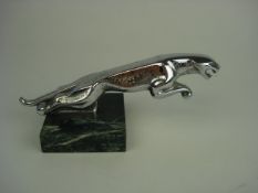 A Jaguar car mascot:, circa 1950's-1960'