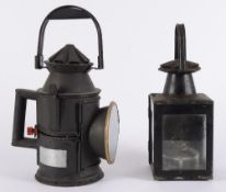 A 19th Century German signalman's lamp o