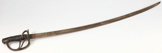 A French light cavalry sabre, 1822 patte