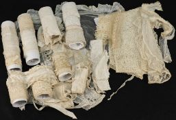 A collection of continental  lace edging