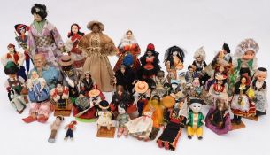 A quantity of National Costume dolls: va