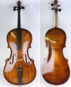 A Hungarian three-quarter size cello: th