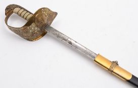 An R.A.F. Officer's dress sword: with 83