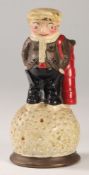 A  Dunlop Caddy table bell: painted in c