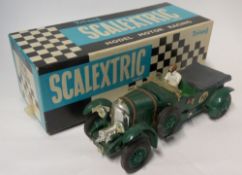 Scalextric, C/64 Bentley (1929): green w