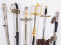 A contemporary Masonic sword in silvered