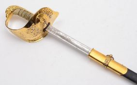 An R.A.F. Officer's dress sword: with 83