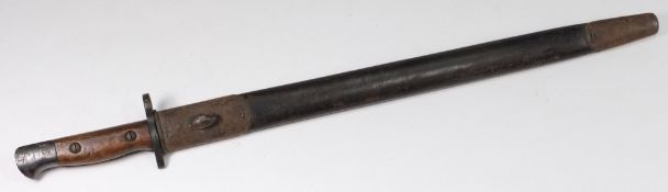 A World War I British bayonet: with 43cm