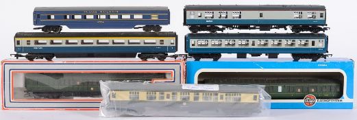 A group of seven various carriages and c