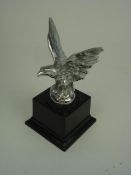 A 1930's Eagle mascot:, unsigned on blac