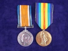A WWI pair '38418 Pte. R Hickman Glouc R