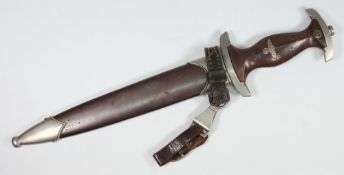 A German SA dagger:, double edged blade