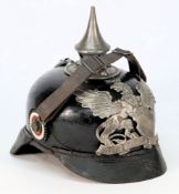 An Imperial Germany Army pickelhaube, wi