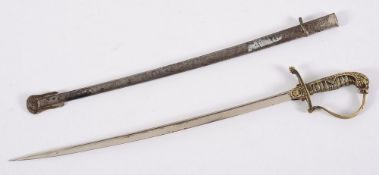 An  officer's miniature dress sword:, th