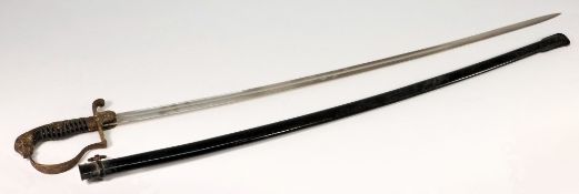 A Third Reich army officers sword: with