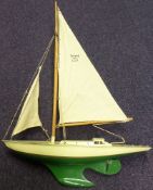 Triang, a pressed steel C20 pond yacht: