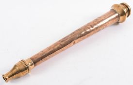 A 24ins brass and copper Branch: with No