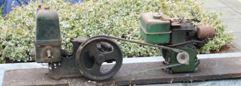 A 19th century flintlock pistol:, the 9