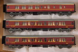 Lima, three LMS passenger coaches: inclu