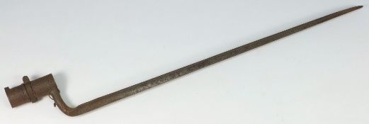 A 19th century British socket bayonet: w