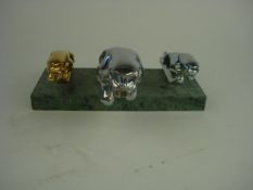 Three Jaguar mascots:, circa 1950's-1960