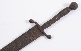 An Italian 15th century two handled swor