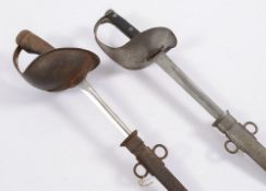 Two British cavalry troopers swords:, on