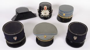 Three French Police Officer's kepis: a F