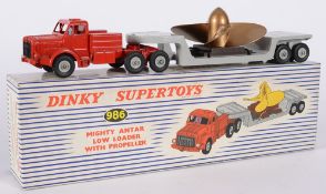 Dinky No.986 Mighty Antar Low Loader wit