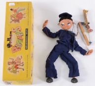 A Pelham puppet 'Sailor',: boxed.