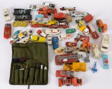 A collection of Corgi, Dinky, Matchbox a
