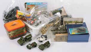 A collection of various military vehicle