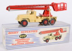 Dinky No.977 Commercial Servicing Platfo