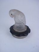 An early American Lalique style glass pa