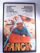 'Fangio'- a framed single sheet film pos