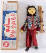 A Pelham puppet Chinese Woman:, boxed.