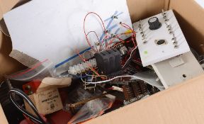 A collection of various electrical compo