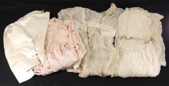 A 19th century wedding dress: with flora