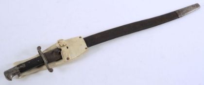 An Enfield 1858 pattern sword bayonet:,