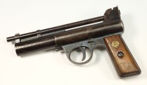 A Webley pre war Mark I straight grip .1
