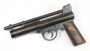A Webley pre war Mark I straight grip .1