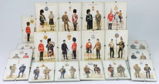 A collection of military furnishing prin