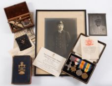 A World War One DFC group of four to Squ