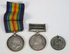 A Kings South Africa medal and a War Med