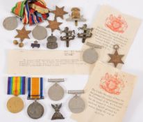 A collection of various Second World war