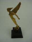 A brass speed nymph mascot:, circa 1930'